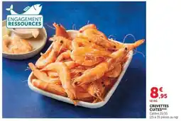 Hyper U Crevettes cuites offre