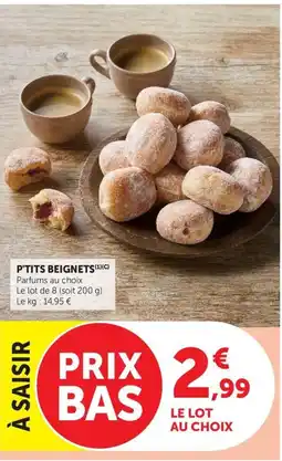 U Express P'TITS BEIGNETS offre