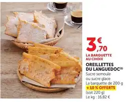 U Express OREILLETTE DU LANGUEDOC offre
