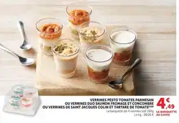 Hyper U Verrines Pesto Tomates Parmesan offre