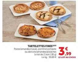 U Express TARTELETTES FINES offre