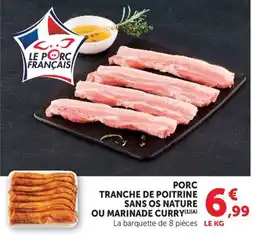 Super U Le Porc Français Porc tranche de poitrine offre