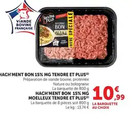 Super U Tendre Plus Hach'ment Bon offre