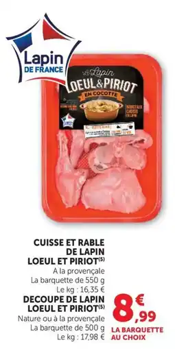 Super U Lapin LOEUL & PIRIOT offre