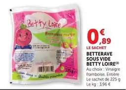 U Express Betty Loire Betterave rouge offre