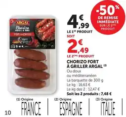 U Express ARGAL Chorizo Grill & BBQ offre