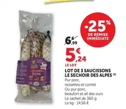 U Express Le Sechoir des Alpes offre