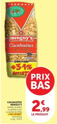 Hyper U menguy's Cacahuètes offre