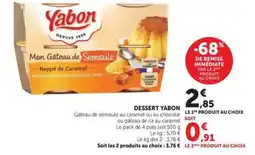 Hyper U Yabon Mon Gâteau de Semoule offre