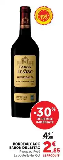 U Express BARON DE LESTAC Bordeaux offre