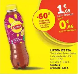 U Express Lipton Ice Tea offre