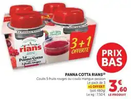 Hyper U Rians Panna Cotta offre