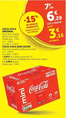 U Express Coca-Cola Original offre