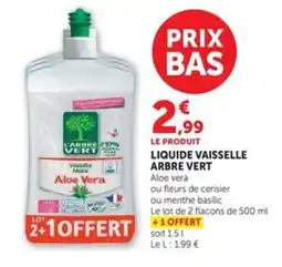 Hyper U ARBRE VERT LIQUIDE VAISSELLE offre