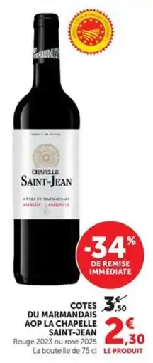 Hyper U LA CHAPELLE SAINT-JEAN offre