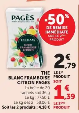 Super U PAGÈS THE BLANC offre