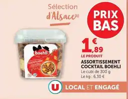 Super U boehli ASSORTIMENT COCKTAIL offre