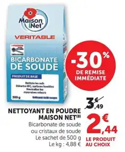 Super U MAISON NET BICARBONATE DE SOUDE offre