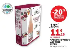 Super U ELYSIS CABERNET D'ANJOU offre