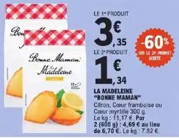E.Leclerc Express Bonne Maman Madeleine offre