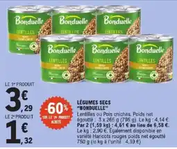 E.Leclerc Express Bonduelle Lentilles offre