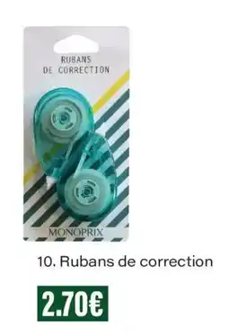 Monoprix MONOPRIX Rubans de correction offre