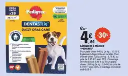 E.Leclerc Express Pedigree Bâtonnets à mâcher offre