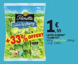 E.Leclerc Express Florette Laitue Iceberg offre