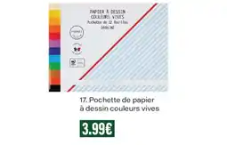 Monoprix MONOPRIX PAPIER À DESSIN COULEURS VIVES offre