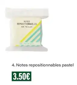 Monoprix MONOPRIX Notes repositionnables pastel offre