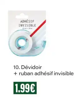 Monoprix ADHÉSIF INVISIBLE offre