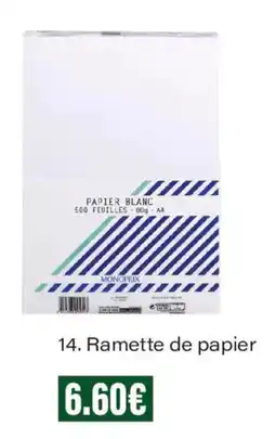 Monoprix MONOPRIX Papier blanc offre