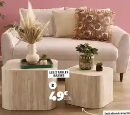 GiFi LES 2 TABLES BASSES offre
