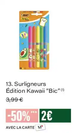 Monoprix Bic Surligneurs offre