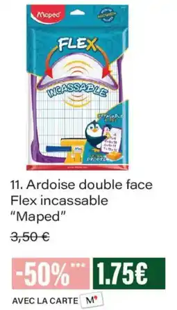 Monoprix Mapped Ardoise double face Flex incassable offre