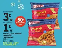 E.Leclerc Express PESCANOVA Beignets à la Romaine offre