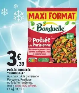 E.Leclerc Express Bonduelle Poêlée offre