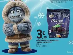 E.Leclerc Express Fresh cueillette mûres entières surgelees offre