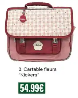 Monoprix Kickers Cartable fleurs offre