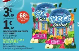 E.Leclerc Express Yeti Sorbet offre