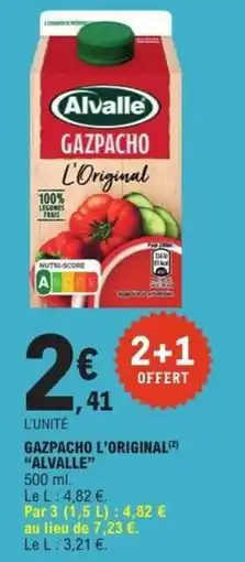 E.Leclerc Express Alvalle Gazpacho L'Original offre