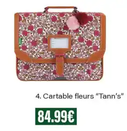 Monoprix Tann's Cartable fleurs offre