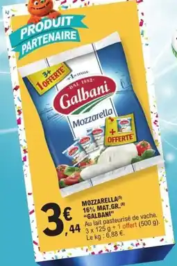 E.Leclerc Express Galbani Mozzarella offre