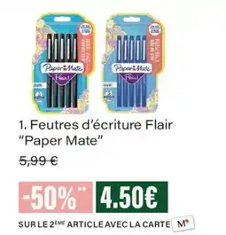 Monoprix Paper Mate Feutres d'écriture Flair offre
