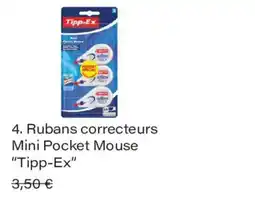 Monoprix Tipp-Ex Rubans correcteurs Mini Pocket Mouse offre