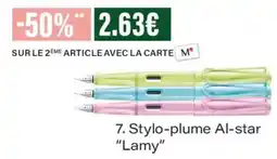 Monoprix Lamy Stylo-plume Al-star offre