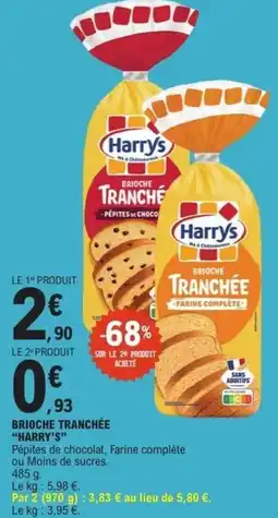 E.Leclerc Express Harry's Brioche Tranchée offre