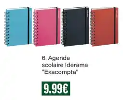 Monoprix Iderama Agenda scolaire offre