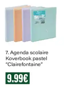 Monoprix Koverbook pastel Clairefontaine offre