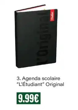 Monoprix L'Étudiant Agenda scolaire offre